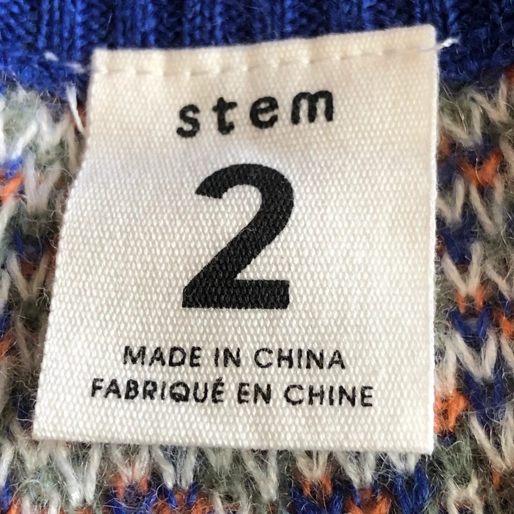 STEM Size 2 Toddler Abstract Oversized Grandpa Cardigan with Pockets. NWT